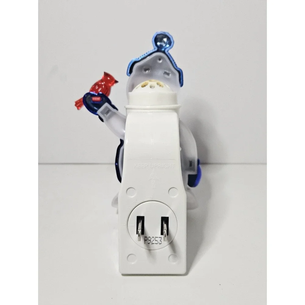 Bath & Body Works Snowman with Blue Puffer Jacket Wallflowers Fragrance Plug